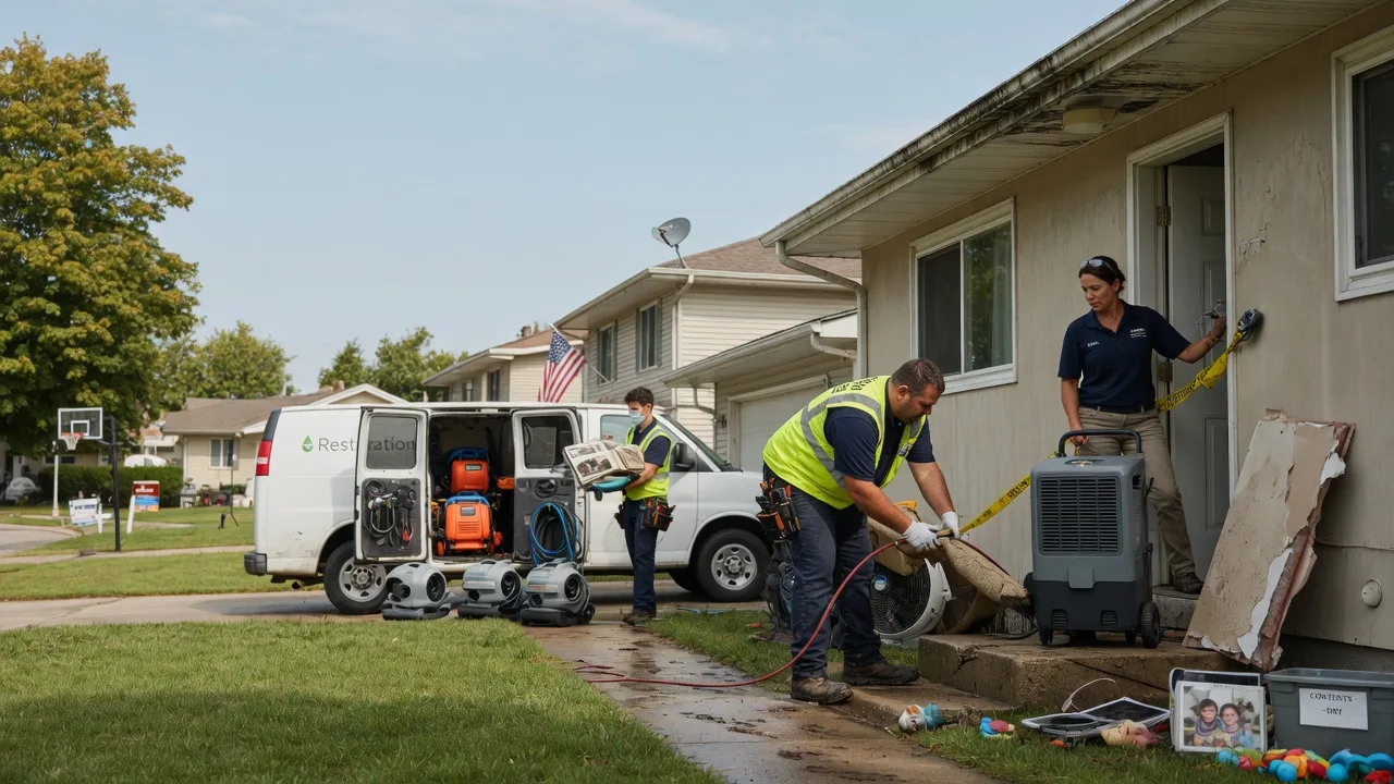 Water Damage Restoration in North Aurora, IL near me
